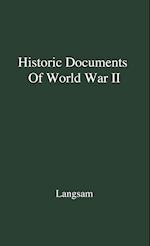Historic Documents of World War II