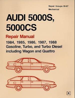 Audi 5000s, 5000cs Repair Manual--1984-1988