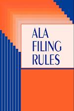 ALA Filing Rules