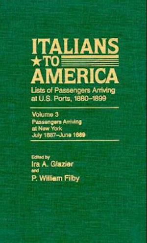 Italians to America, July 1887 - June 1889