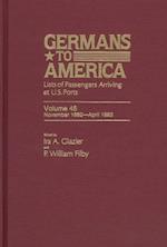 Germans to America, Nov. 16, 1882-Apr. 19, 1883