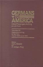 Germans to America, Aug. 1, 1893- June 30,1894