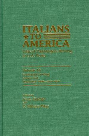Italians to America, November 1900-April 1901