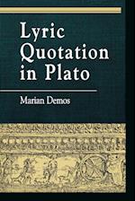 Lyric Quotation in Plato
