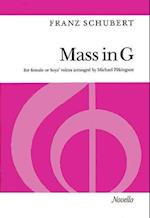 Mass in G Female or Boys' Voices