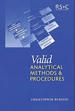 Valid Analytical Methods and Procedures
