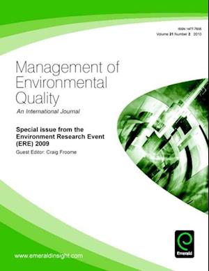 Special Issue from the Environment Research Event (ERE) 2009