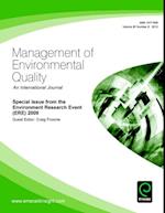 Special Issue from the Environment Research Event (ERE) 2009
