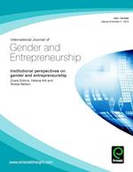 Institutional Perspectives on Gender and Entrepreneurship