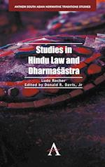 Studies in Hindu Law and Dharmasastra