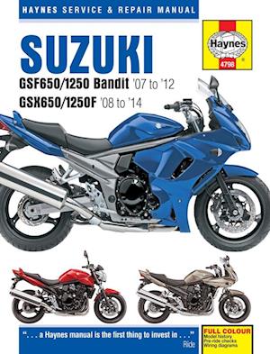 Suzuki GSF650/1250 Bandit & GSX650/1250F (07-14) Haynes Repair Manual