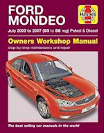 Ford Mondeo Petrol & Diesel (July 03 - 07) Haynes Repair Manual