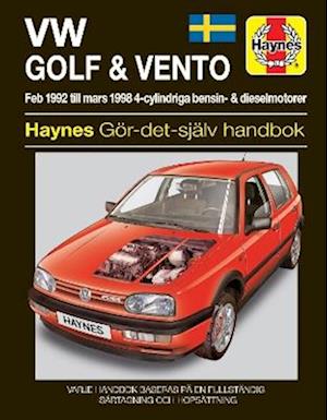 VW Golf III and Vento (1992 - 1998) Haynes Repair Manual (svenske utgava)