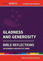 Holy Habits Bible Reflections: Gladness and Generosity