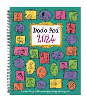 The Dodo Pad Original Desk Diary 2024 HARDCOVER- Week to View, Calendar Year Diary