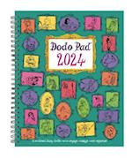 The Dodo Pad Original Desk Diary 2024 HARDCOVER- Week to View, Calendar Year Diary