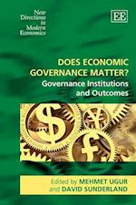 Does Economic Governance Matter?