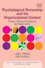 Psychological Ownership and the Organizational Context