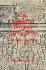 The Medieval English Universities