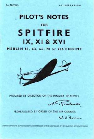 Spitfire IX, XI & XVI Pilot Notes