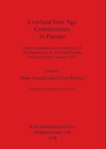 Lowland Iron Age Communities in Europe