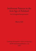 Settlement Patterns in the Iron Age of Zululand 