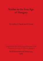 Studies in the Iron Age of Hungary