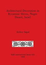 Architectural Decoration in Byzantine Shivta, Negev Desert, Israel 