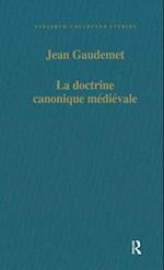 La doctrine canonique médiévale