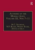 Authors of the Middle Ages, Volume III, Nos 7–11