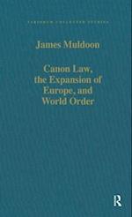 Canon Law, the Expansion of Europe, and World Order