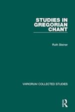 Studies in Gregorian Chant