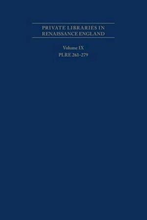 Private Libraries in Renaissance England: A Coll – PLRE 261–279