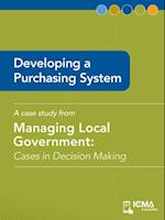 Developing a Purchasing System