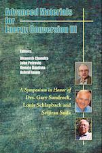 Advanced Materials for Energy Conversion III