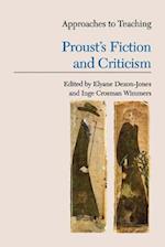Approaches to Teaching Prousts' Fiction and Criticism