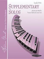 Supplementary Solos: Levels 3 & 4