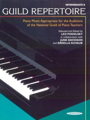 Guild Repertoire -- Piano Music Appropriate for the Auditions of the National Guild of Piano Teachers