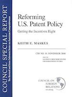 Reforming U.S. Patent Policy