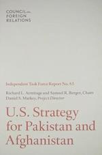 U.S. Strategy for Pakistan and Afghanistan