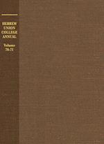 Hebrew Union College Annual Volume 70-71