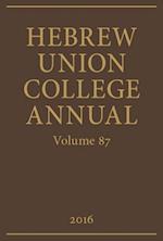 Hebrew Union College Annual Volume 87