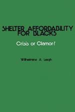 Shelter Affordability for Blacks