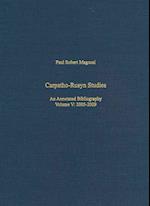 Carpatho–Rusyn Studies – An Annotated Bibliography, 2005–2009