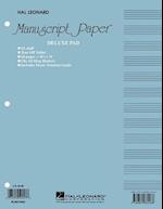 Manuscript Paper (Deluxe Pad)(Blue Cover)