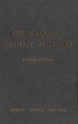 Psychological Activity in Homer