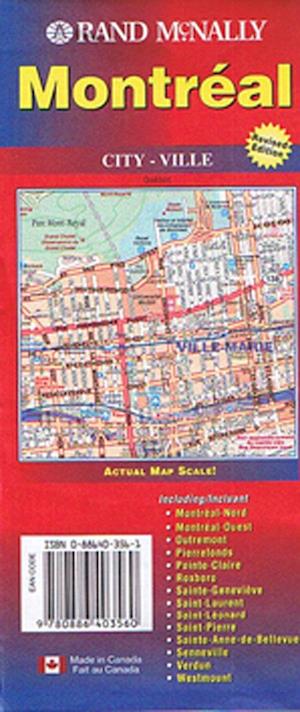 Montreal, Rand McNally 1:28.000