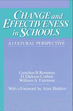 Change and Effectiveness in Schools