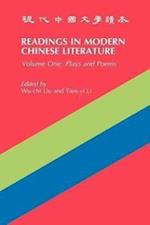Liu, W: Readings in Modern Chinese Literature - Plays and Po