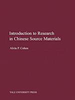 Cohen, A: Introduction to Research in Chinese Source Materia